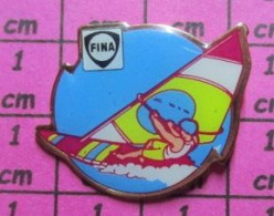 313c  Pin's Pins / Beau Et Rare / THEME : SPORTS / PLANCHE A VOILE FINA - Kano