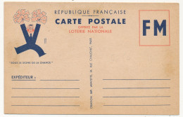 Carte De Franchise Militaire - Offerte Par La Loterie Nationale - "Sous Le Signe De La Chance" - Non Utilisée (époque 39 - Briefe U. Dokumente