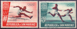 SAN MARINO - MOSTRA  OLYMPIADI  - **MNH - 1955 - Hiver 1956: Cortina D'Ampezzo