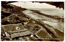 Ref 1626 - 1959 Real Photo Postcard - Holywell Retreat & Tea Chalet - Eastbourne Sussex - Eastbourne