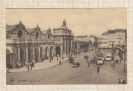 23D1038  BRUXELLES .NELS GARE DU MIDI ANIMEE VOITURES TRAMWAYS - Transporte Público