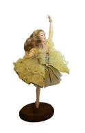 Handcrafted Porcelain Ballet Figure Collectible - Romantic Period- 41 Cm High - Other & Unclassified