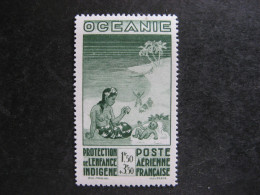 Etabl. De L'OCEANIE:  TB PA N° 4, Neuf X. - Poste Aérienne