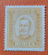 PORTUGAL : Horta - 1892/93 : Yvert N° 1 / Afinsa N° 1 . Oblitéré. D = 13½. - Horta