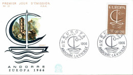 Andorra (fr.) -  Mi-Nr 198 FDC (K1846) - 1966