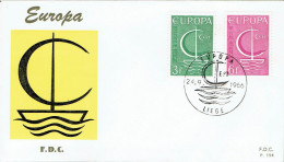 Belgien / Belgium -  Mi-Nr 1446/1447 FDC (K1847) - 1966