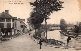 CPA -  45 - OUZOUER-SUR-TREZEE - Le Canal Et Route De Briare - Ouzouer Sur Loire