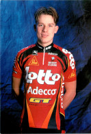 Carte Cyclisme Cycling サイクリング Format Cpm Equipe Cyclisme Pro Lotto Adecco Berry Floor 2000 Christophe Detilloux Belge - Radsport