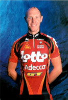 Carte Cyclisme Cycling サイクリング Format Cpm Equipe Cyclisme Pro Lotto Adecco Berry Floor 2000 Paul Van Hyfte Belge TB.E - Radsport