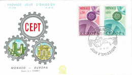 Monaco - Mi-Nr 870/871 FDC (K1876) - 1966