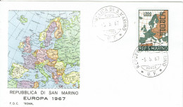 San Marino - Mi-Nr 890 FDC (K1879) - 1966
