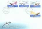 FDC Taiwan 2006 Cetacean Stamps Whale Dolphin Lighthouse Bridge Harbor Fish Fauna - FDC