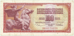 YUGOSLAVIA - 100 Dinara - 12/08/1978 - P 90.a - Serie BB - Sign. 10 - Yougoslavie