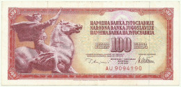 YUGOSLAVIA - 100 Dinara - 12/08/1978 - P 90.a - Serie AU - Sign. 10 - Yougoslavie