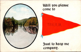 Iowa Traer Will You Please Come Pennant Series 1917 - Autres & Non Classés