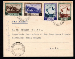 Somalia AFIS 1951, FDC, Cartolina Ufficiale 1° Consiglio Territoriale, RARITA' - Somalia (AFIS)