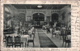 ! Alte Ansichtskarte Aus Hamburg Harburg, Bahnhofsrestaurant, 1904 - Harburg