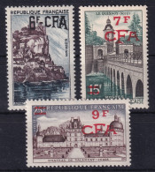 RÉUNION 1957 - MNH - YT 334, 335, 336 - Neufs