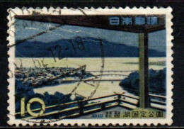 GIAPPONE - 1961 -  Lake Biwa Quasi-National Park - USATO - Used Stamps