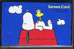 Télécartes Carte Telephonique Phonecard Japon Japan  Telecarte Theme Snoopy - Comics