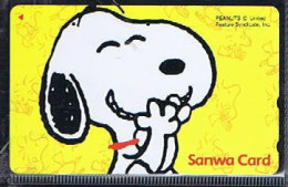 Télécartes Carte Telephonique Phonecard Japon Japan  Telecarte Theme Snoopy - Comics