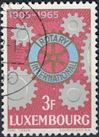 Luxemburg - 60 Jahre Rotary International (MiNr: 709) 1965 - Gest Used Obl - Oblitérés