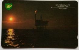 UK Oil  Rigs 100 Units BP  3BPPA ( Small Logo- Shallow Notch  ) - Plateformes Pétrolières
