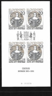 Slovakia  Black Proof  RARE 2002 **   History Of The Postal Law   **  PT 35b **  Slowakei Mi. 384 Buntdruck - Storia Postale