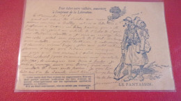 WWI CARTE DE FRANCHISE MILITAIRE Illustrée LE FANTASSIN 6 NOV 1918 - Briefe U. Dokumente