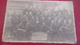 WWII Frankenthal (Rhénanie-Palatinat) KOMMANDO 498 STALAG XII A  ACCORDEON  CARTE PHOTO PRISONNIERS FRANCAIS - Frankenthal