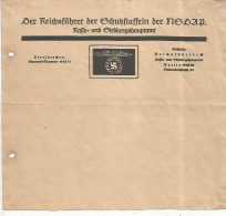 Papier En Tête, Der Reichsführer Der Gchutzstaffeln(SS) , Raffe Und Giedlungshauptamt , Frais Fr 1.75 E - Historical Documents