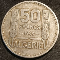 ALGERIE - ALGERIA - 50 FRANCS 1949 - KM 92 - TURIN - REPUBLIQUE FRANÇAISE - Algerije