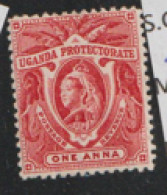 Uganda   1898 SG  84   1anna  Scarlet  Mounted Mint - Oeganda (...-1962)