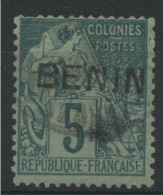 N° 4 Surcharge Au Type III COTE 40 €, 5ct Vert - Used Stamps