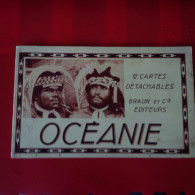 CARNET OCEANIE COMPLET 12 CARTES - Autres & Non Classés