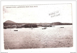 ASCENSION ISLAND George Town Ascension From Mail Boat PAQUEBOT CAPE TOWN POSTMARK - Ascension