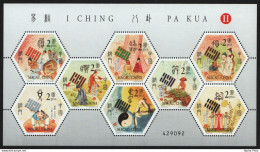 MACAO Macau 2002 - Mi-Nr. 1243-1250 ** - MNH  - Hexagramme Des I Ging - I Ching Pu Kua (II) - Blocks & Sheetlets