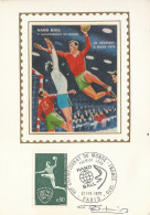 Carte 1er Jour FDC N°1629 VIIème Championnats Du Monde De Hand-Ball - Paris - 21/02/1970 - Handball
