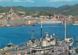 CARTOLINA  MESSINA,SICILIA-PANORAMA VISTO DAL MARE-STORIA,MEMORIA,CULTURA,RELIGIONE,BELLA ITALIA,VIAGGIATA 1972 - Crotone