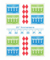 Monaco - Blocs MNH * - 1984 - 25 Eme Anniversaire Europa - Blocs