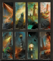 BRAZIL 2023 LIGHTHOUSES MINT STAMPS ** - Unused Stamps