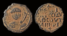 Crusader Antioch Tancred, Regent AE Follis Text In Four Lines - Other & Unclassified