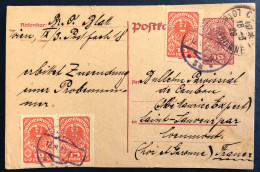 Hongrie, Divers Sur Entier-Carte De Wien 12.3.1920 Pour La France - (N395) - Postcards