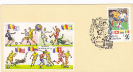 SPORTS, SOCCER, USA'94 WORLD CUP, SPECIAL COVER, 1994, ROMANIA - 1994 – Estados Unidos