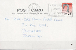 Irland Ireland Irlande - Postkarte Mit Bischofsstab Von Lismore (MiNr: 750) 1996 - Covers & Documents