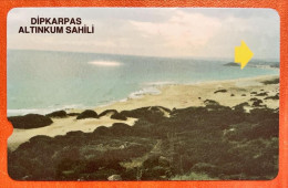 Turkish Republic Of Northern Cyprus Dipkarpas Altınkum Coast/Seaside Phonecard For Collection - Cipro