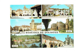 Cpm - Bastides Du Périgord - Eymet Domme Beaumont Monpazier Lalinde Villefranche Voiture Méhari R14 ? - Domme