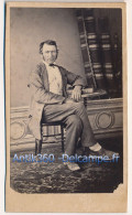 Photographie XIXe CDV Portrait D'un Homme Bourgeois Circa 1870 Photographe Roubaud Marseille - Old (before 1900)