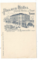TORINO TURIN CARTE PUB PALACE HOTEL N. RAMONDETTI - Cafés, Hôtels & Restaurants