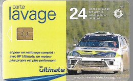 CARTE-PUCE-LAVAGE-BP-24-UNITES-ULTIMATE-V° N°140004-TBE - Car Wash Cards